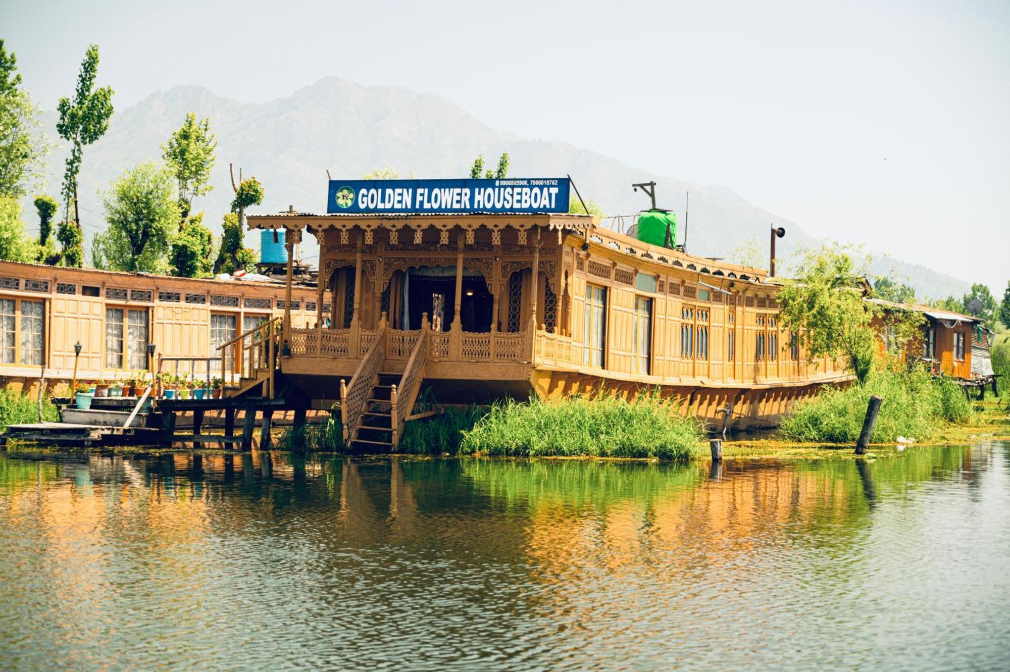 Golden Flower Heritage Houseboat Hotel Nagin Bagh Exterior foto